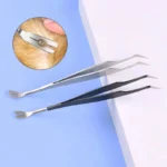 2 in 1 Tick Remover Tool Professional Removal Tweezers for Humans Pets Pets Flea and Tick Removal Remover Tools Pet Accessories