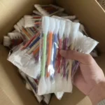 Creative Large Cotton Swab Shaped Catnip Toy 6-pack Giant Kitten Grinding Biting Stick Durable Teeth Cleaning And Grinding Rope