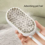 Dog Cat Steamy Brush Spray Massage 3 In1 Rechargeable Electric New Steam Brush Pet Removal Tangled And Loosse Combs Cleaner - Image 5