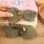 1/5pcs Interactive Mouse Plush Cat Chew Toy Squeaky Imitation Mice Bite-resistant Kitten Toy Interactive Plush Cat Toy Supplies - Image 6