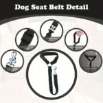 Nylon Dog Car Seat Belt Durable SeatBelt For Small Medium Large Dogs Adjustable Lead Puppy Travel Car Safety Rope - Image 3