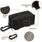 Pet Dog Poop Bag Holder Leash Attachment Adjustable Mini Travel Garbage Bag Dogs Waste Poop Bags Dispenser Pet Cleaning Tools - Image 4