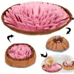 Washable Felt Pet Sniffing Pad Foldable Dog Slow Feeding Mat Toy Dog Training Snuff Mat - Image 3