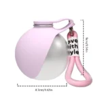 Dog Water Bottle with Removable Silicone Bowl,285ml Stainless Steel Construction, Leak-Proof for Outdoor Activities Like Walking - Image 8