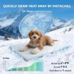 Summer Ice Silk Thick Breathable Dog Bed Cooling sponge Mat cat bed Non Slip Washable Pet Pad for Medium Large Cats Dogs - Image 6
