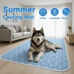 New Summer Dog Cooling Mat Ice Slicky Fiber Fabric Universal Pet Cooling Mat Comfortable Dog Bed Pad For Puppies And Adult Dogs - Image 2