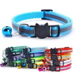 Reflective Cats Bells Collars Adjustable Dog Leash Pet Collar for Cats and Small Dogs Pet Supplies - Image 3