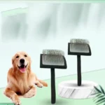 Pet Grooming Hair Remover Brush Manual Household Beauty Hairbrush Long Handle Professional Reusable Deshedding Rake - Image 2