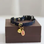 Japanese Sakura Dog Choker Engraved Glitter Puppy Cat Collar Pendant Pet Collar Pet Accessories Paw - Image 4