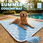New Summer Dog Cooling Mat Ice Slicky Fiber Fabric Universal Pet Cooling Mat Comfortable Dog Bed Pad For Puppies And Adult Dogs