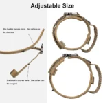 Tactical Dog Collar Adjustable Pet Collar Training Dog Collar With Heavy Duty Metal Buckle For Medium And Large Dogs Accessories - Image 5