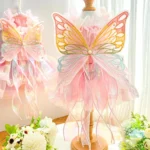 Dog Cat spring princess Dress Lace Skirt Pet Clothing Stripe Skirt Puppy Princess Apparel Cute Puppy Clothes Pet cat clothes - Image 5