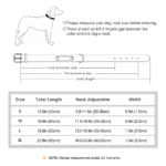 Personalized PU Leather Dog Collar Soft Padded Pet Dog Collars Engraved Name Paw Durable Necklace for Small Medium Large Dogs - Image 6