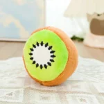 Avocado & Kiwi Plush Squeaky Toy for Dogs & Cats: Chew-Friendly Fruit-Shaped Pet Toy for Boredom Relief and Teething Fun - Image 4