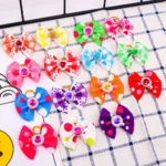 10/20/30PCS Pet Hair Bows Dog Grooming Accessories Bow With Rubber Bands For Dogs Headwear Puppy Cat Bow Pet Supplies - Image 6