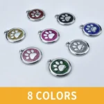 Pet ID Tags Free Engraving Pet Anti-lost Collar Pendant Personalized Puppy Name Tag Cat Paw Decoration Customized Product - Image 5