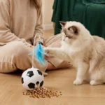Cat toys soccer balls spilled food bumbler self entertaining funny cat stick bumbler cat toys pet toys - Image 2