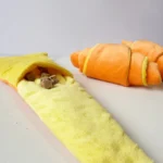Plush Croissant Dog Toy for Small to Medium Dogs, Interactive Happy Intelligent Pet Toy for Playing Grinding Chewing Sniffing - Image 3