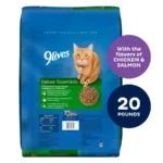 Indoor Essentials Dry Cat Food for Adult Cats with Chicken and Salmon Flavors, 20 lb. Bag - Image 3