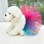 Fashion Tutu Dress Teddy Schnauzer Puppy Pet Costume Apparel Dog Dress Dog Skirts Pet Supplies Puppy Clothes - Image 5
