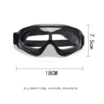 Dog Sunglasses Soft Adjustable UV Protection Pet Goggles Easy Wear Puppy Glasses For Medium Big Breed Outdoor Riding Driving - Image 2