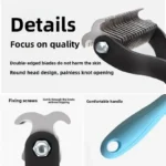 New Professional Pet Cat Hair Removal Comb Brush Dog Grooming Shedding Tools Puppy Hair Shedding Trimmer Pet Fur Trimming Combs - Image 2