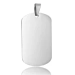 100pcs/lot Stainless Steel Army Dog Tags Blank Military Dog Tags Suitable for Laser Engraving Blank Id Tag - Image 6