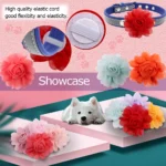 Big Flower-Collar 50px Dog Flower Collar Accessory Dog Bow Tie Pet Supplies Dog Accessories Bow Tie Collars For Small Dogs - Image 2