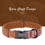 Custom Dog Collar Dog Durable Nylon Dog Collars Free Engraved Pet Name Buckle Necklace Adjustable for Small Medium Large Dogs - Image 4