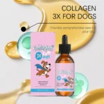 60ml Dog hair conditioner Dog Pet Collagen Based Staple Food Combined With Nutritional Supplement Drops Gentle Formula