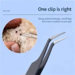 2 in 1 Tick Remover Tool Professional Removal Tweezers for Humans Pets Pets Flea and Tick Removal Remover Tools Pet Accessories - Image 2