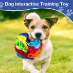 Interactive Dog Toys Snuffle Ball for Dogs Encourage Natural Foraging Skills, Snuffle Ball Dog Puzzle Toys Treat Ball for Large - Image 2
