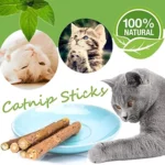 Teeth Molar Silvervine Sticks for Cats Natural Catnip Chew Toys, Safe Non Toxic Dental Cleaning Chewing Gifts for Kitten Lovers - Image 4