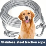 Dog Chains Lead Leash Cable Double-headed Dog Tie Out Cable Leash For Outside, Yard, Camping,Outdoor Dogs Strap Pet Supplies - Image 6