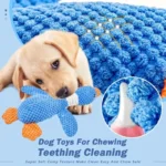 New blue goose dog toy cat toy pet toy double color goose tough bite chew plush sound toy plush toy pet supplies - Image 3