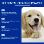 YEGBONG Natural Fresh Breath Dog Teeth Cleaning Powder Gentle Formula for Removing Plaque and Tartar Stains - Eliminates Odor - Image 5