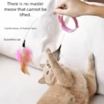 Interactive Feather Bell Cat Toy with New Collar Self-Entertainment Pet Supplies for Cats Neck Collar for Enhanced Playtime - Image 5