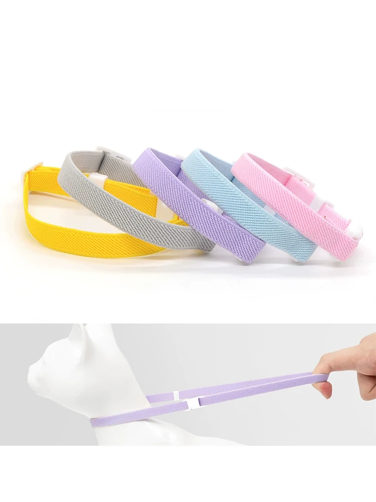 kf-S8ecd9f930861416fa8bf0b10da8efafem cute Safety Cat Collar Stretch Elastic Collars, Fashion Light Weight Kitten Collar for All Small Large Cat,Puppy Pet Accessories - Image 1