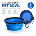 Durable TPR Portable Pet Food Bowl for Cats And Dogs Silicone Collapsible Travel Outdoor Water Food Bowl for Pets - Image 3