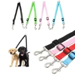 Double Twin Dual Coupler Dog Leash Two in One Strong Nylon V Shape Adjustable Pet Dog Leash Colorful Two Ways 2 Dogs Pet Lead - Image 2