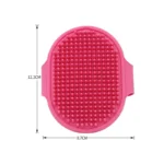 Soft Silicone Pet Bath Brush Massage Scrubber Foam Dispensing Wash Comb for Dog Cat Shower Cleaning Pet Grooming Care Supplies - Image 6