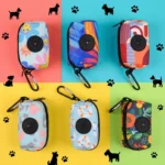 2pcs /1pcs Pet /dog poop Bags holder - Works with any dog ​​leash (no leash and waste bag)