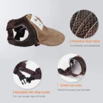 Dog Hat Large Dogs Dog Sunscreen Hat Baseball Cap Outdoor Sports Hat with Ear Holes Adjustable Pet Hat for Small and Medium Dog - Image 5