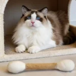30cm Giant Q-tip Cat Toy with Catnip, Large Size Durable Cotton Felt Swab Kitten Teaser Teeth Cleaning Grinding Biting Stick - Image 2