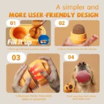 Interactive Dog Toys for Boredom - Dog Treat Molds Silicone Healthy Treats for Dogs puppy Enrichment Toy for Frozen in Summer - Image 3