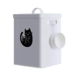 Easy Clean Sealed Pet Food Container Large Metal Food Storage Box Airtight Moisture Proof Pet Storage Can Pet Supplies - Image 3