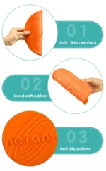 Dog Toys Silicone Flying Disc Fashion Multicolor Resistant Chew Toys Puppy Outdoor Game Trainning Interactive Supplies - Image 4