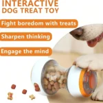 Interactive Dog Treat Dispenser Toy Dog Puzzle Rolling Leak Food Ball Toy Durable Chew Tooth Healthy Ball Suitable for All Breed - Image 4