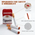 Funny Interactive Plush Dog Toys Creative Cigarette Interactive Giggles Dog Toys Funny Plush Chewing Toy Cigaret Box Pet Gifts - Image 3