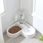 Dog and Cat Bowl-Pet Feeders and Food Bowl Set Suitable for Cats and Dogs Drinking Pet Bowl Moisture-proof New Automatic Double